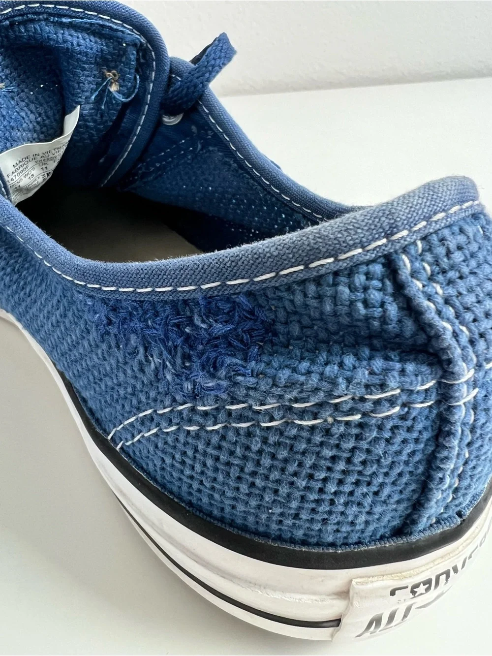 Converse Chuck Taylor All Star Blue Low Top Canvas Sneakers Skater Men’s 11 - Picture 10 of 12